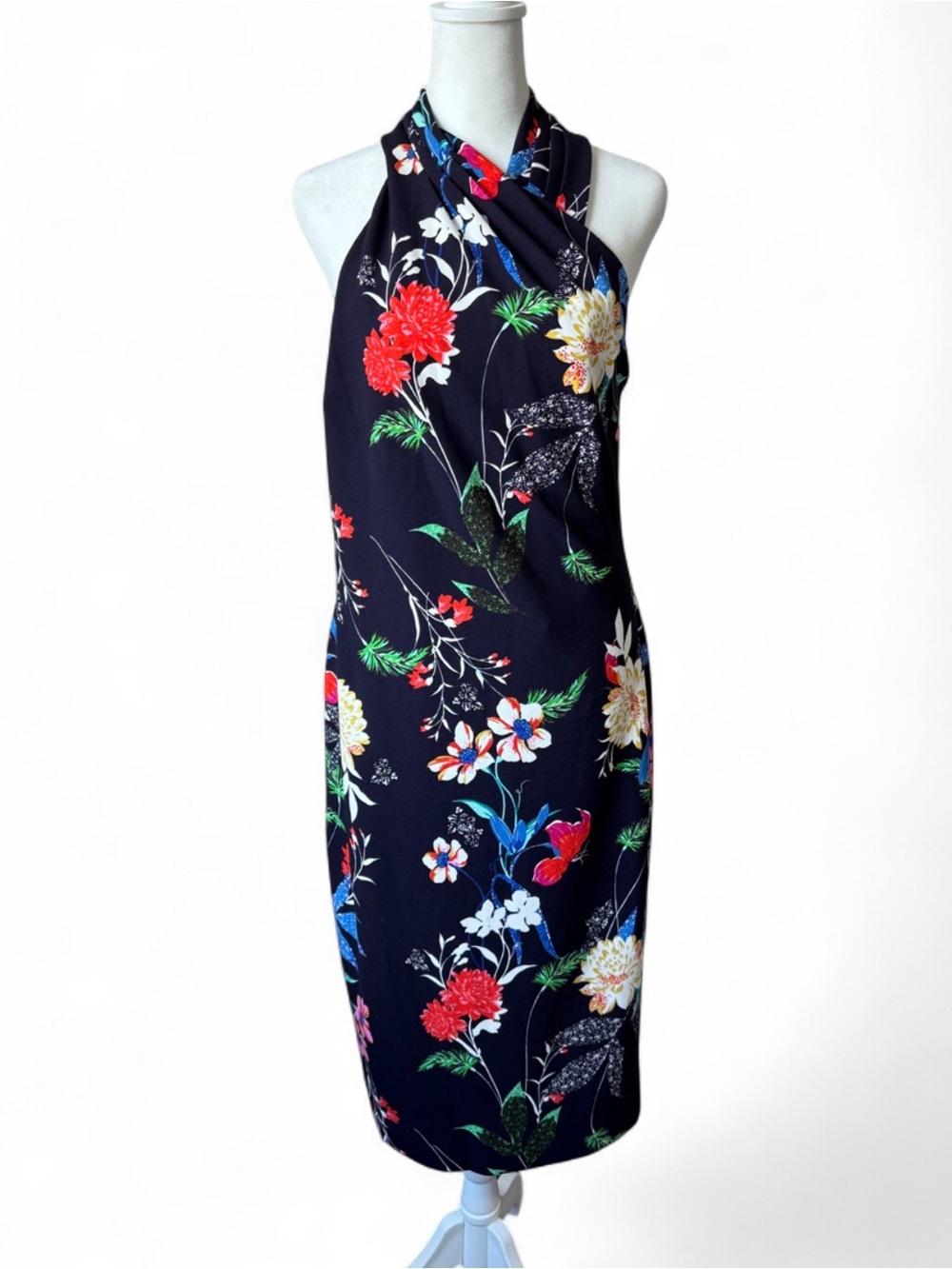 OWO Rachel Rachel Roy Floral Halter Midi Dress | Size L